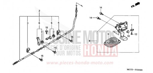 FREIN DE STATIONNEMENT FJS600A4 de 2004